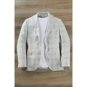 Reserve 2 Button Side Vent Plaid Sport Coat