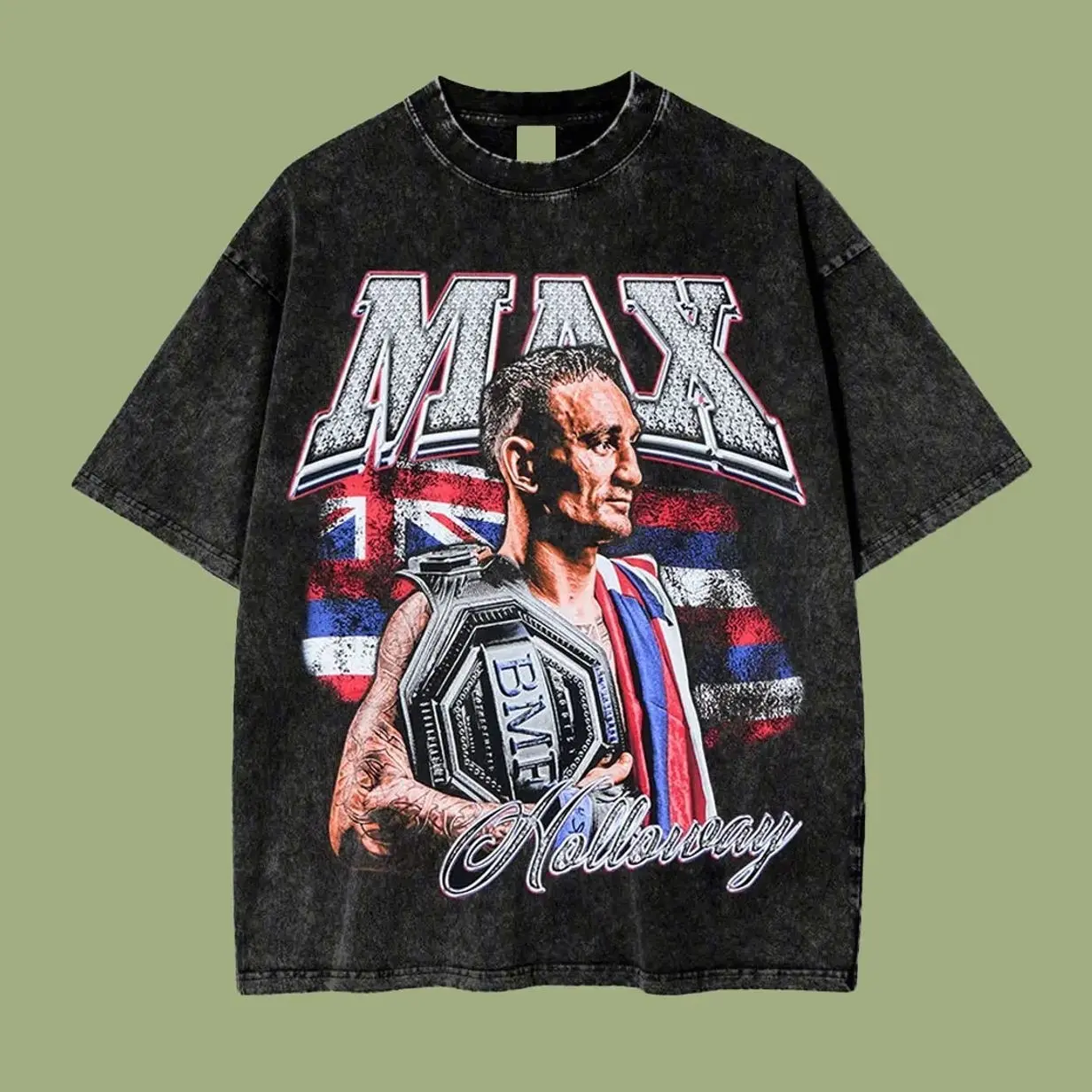 Max Holloway Blessed T-Shirt, Most Strikes Landed Holloway Bootleg Washed Shirt, The Blessed Two-Sided Unisex Sweatshirt, Fan Apparel Hoodie, ufc mma tee, Fighter Shirt, gift for fan SZC