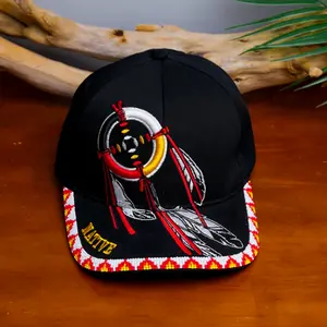 Dreamcatcher Embroidered  Beaded Baseball Cap With Brim Unisex Native American Style