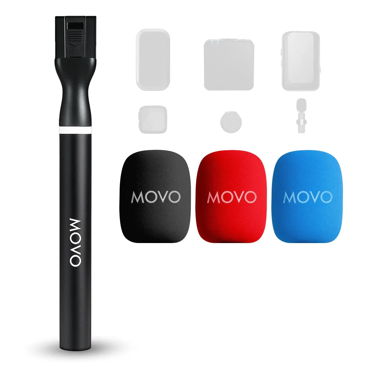 WMX-HM2 | Handheld Wireless Mic Handle | Movo WMX-HM2 | Handheld Wireless Mic Handle | Movo