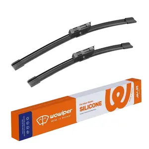 Tesla Model 3 2017-2023 (26"+19") & Model Y 2020-2022 (26"+19") Wiper Blades, Wowiper Premium Silicone Front Windshield Set (Pack of 2)