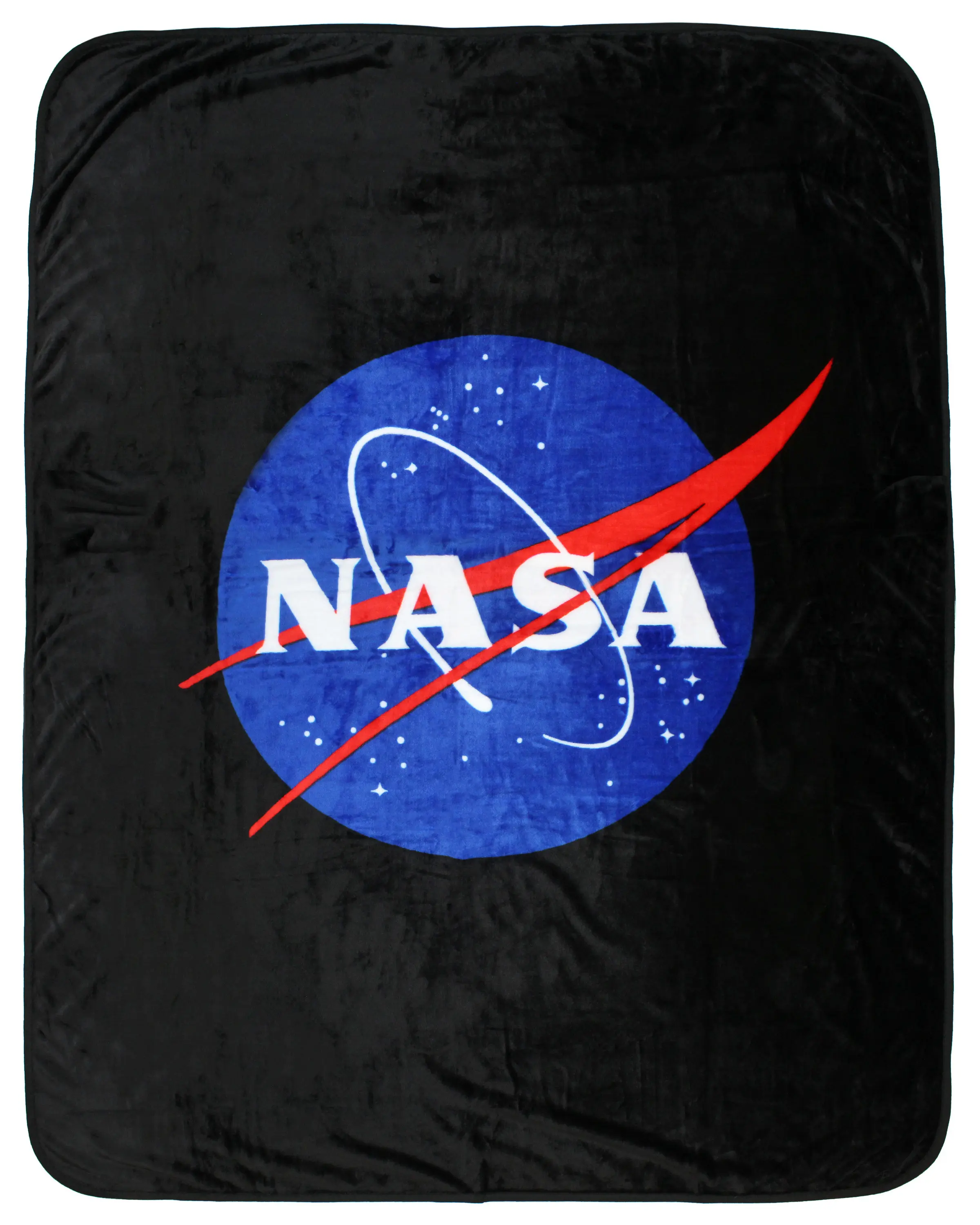 NASA Meatball Logo Cozy Fluffy Soft Fleece Throw Blanket, 48"x60" (122cmx152cm), Cozy Fleece Blanket, Fluffy Soft Blankets