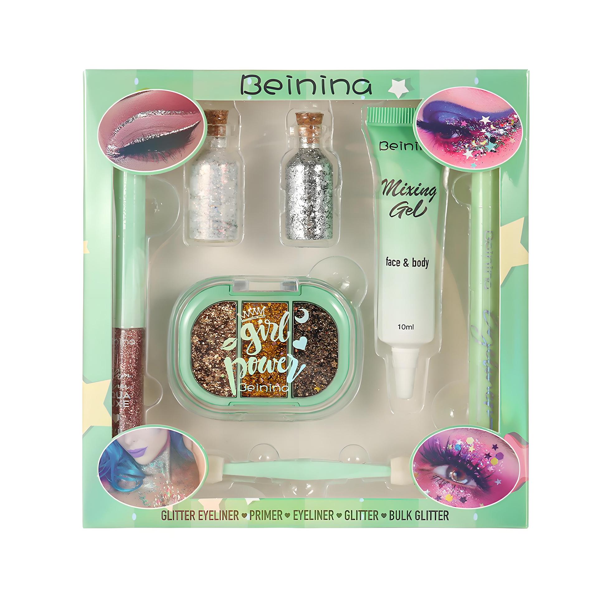 Glitter Liquid Eyeliner & Eyeshadow Set – Waterproof, Smudge-Proof & Vibrant – Perfect for Summer Music Festivals, Rave Parties, Halloween Looks, Holiday Glam & New Year's Eve – Cute Drink-Shaped Container – Long-Lasting, High-Shine Eye Makeup Glitter Liquid Eyeliner & Eyeshadow Set – Waterproof, Smudge-Proof & Vibrant – Perfect for Summer Music Festivals, Rave Parties, Halloween Looks, Holiday Glam & New Year's Eve – Cute Drink-Shaped Container – Long-Lasting, High-Shine Eye Makeup