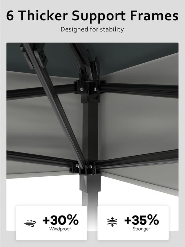 TWISTER.CK 13x13FT Outdoor Patio Gazebo,Outdoor Canopy Tent with Mosquito Netting,Backyard Tent for Party, Wedding, Outdoor Dining, Patio, Backyard(Dark Army Green+Hemp Grey)