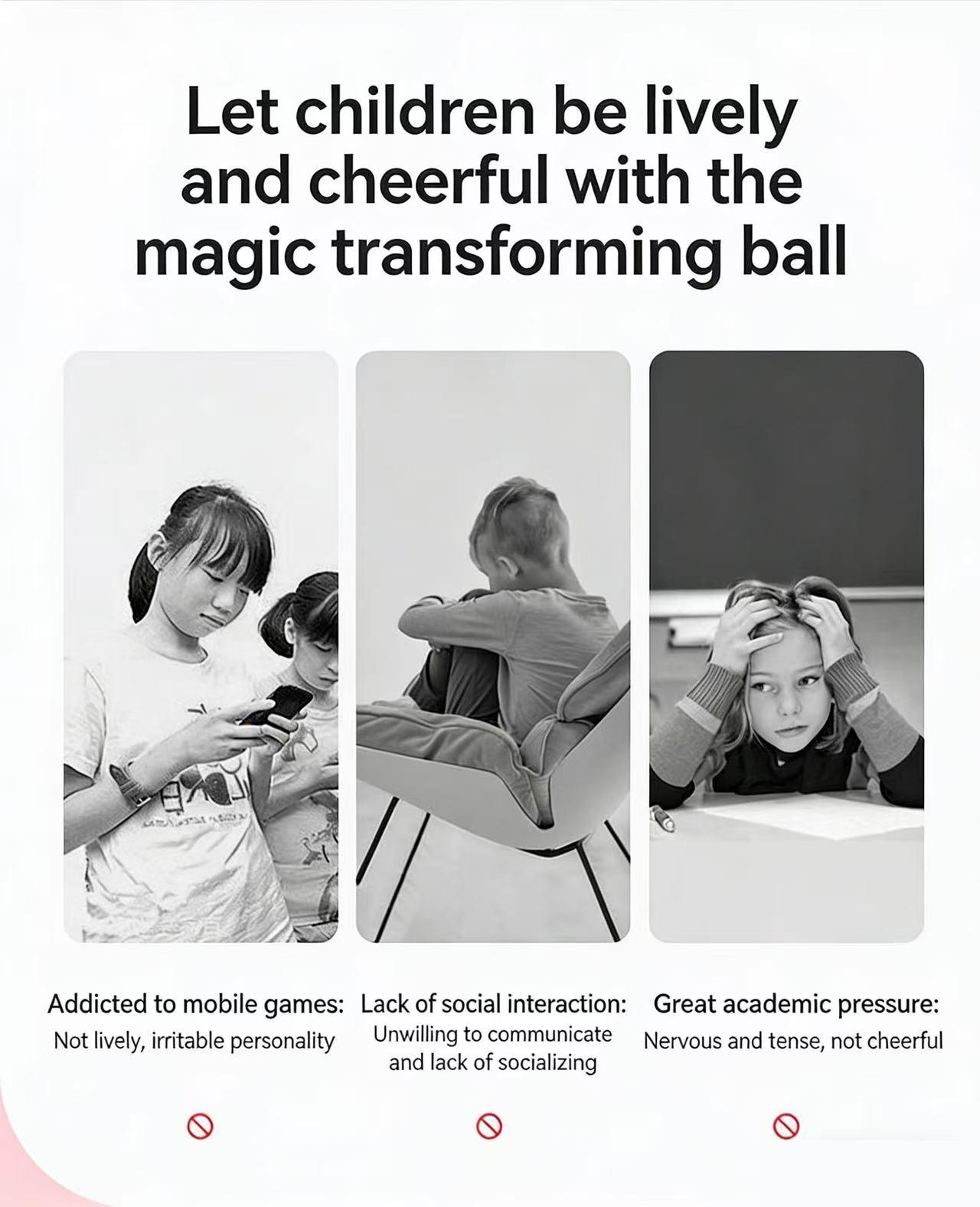 Kids Magic Metaball Flying Saucer Bouncy Ball Interactive Outdoor Toy for Parent-Child Interaction