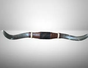 Jefe's SPECIAL #819: XL "Doble Grande" - 30" - Polished Mounted Bull Horns - Longhorns South West Art Decor