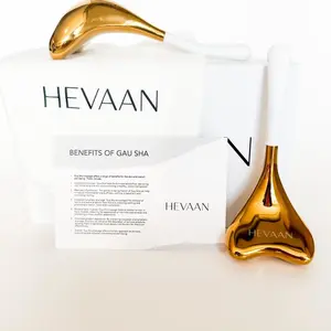 Luxury Comfort Skincare by Hevaan Gua Sha Facial Massage with Ice Globes for Lymphatic Drainage and Skin Tightening