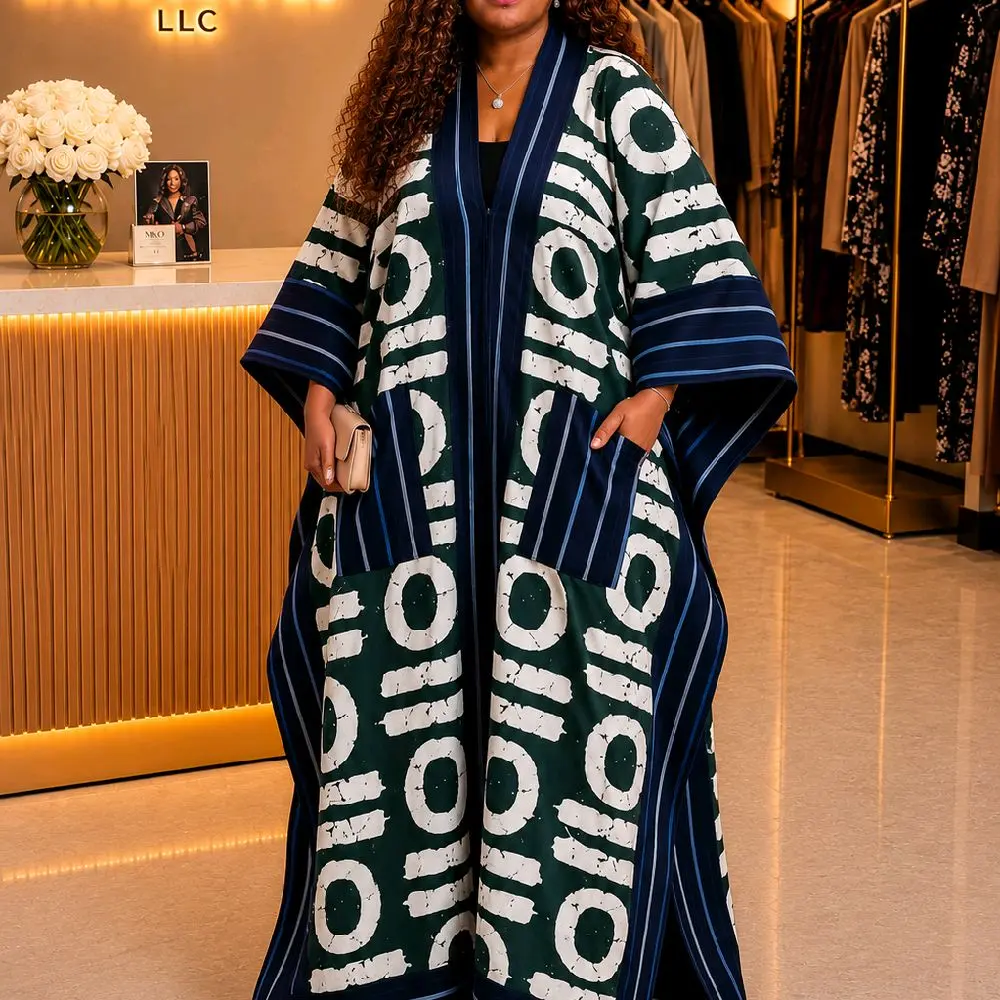 kimono Dress With Zipper