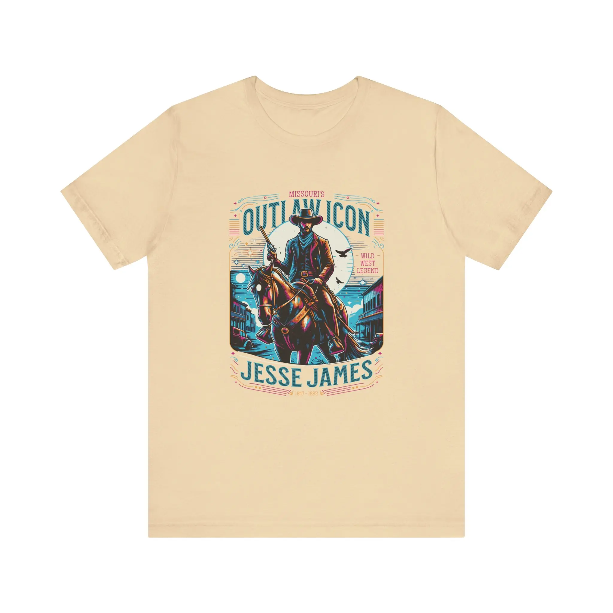 Jesse James MO: Unisex Jersey Short Sleeve Tee - TikTok Shop