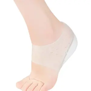 Pair of Shoe Lift Insoles Heel Pads Half Height Increase Insoles Invisible Silicone Shoes Pads for Men Women Students(2.5 cm)