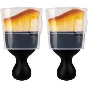 2PCS Car Interior Detailing Brush, Auto Car Detailing Brush Dusting Brush, Soft Car Interior Detailing Kit Tools, Soft Bristles Car Interior Cleaning Tool for Dashboard Interior, Exterior, Skylight, Leather, Dust Brush