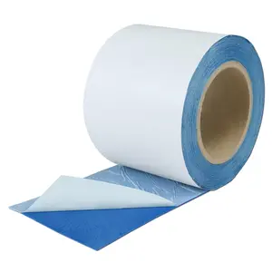 Fluorocarbon Membrane Butyl  Tape, 4 Inch X 32  Self-Adhesive  White Metal Roof Flashing Sealant, Leak Stop Patch Seam Sealer for Roofing, RV, Deck Joist, Window, Pipe Repair