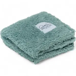 Classic Chenille Baby Lovey Security Blanket – Sage