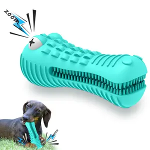 Dog Toys for Aggressive Chewers Large Medium Breed Indestructible Dog Chew Toys Dog Toothbrush Squeaky Interactive Tough Extremely Durable Dog Toys to Keep Them Busy