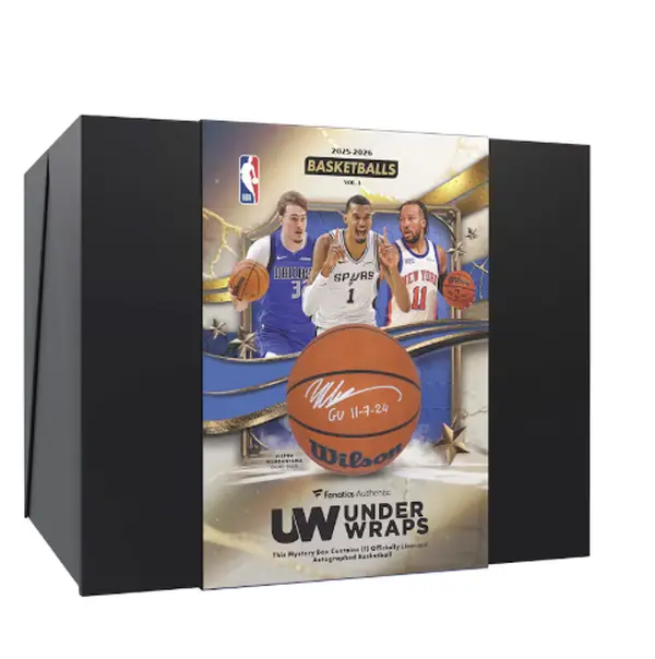 2025-26 Under Wraps Autographed NBA Basketballs Volume I - Single Mystery Box