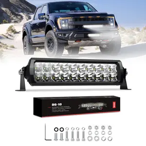 4WDKING LED Light Bar IP68&IP69K Waterproof Dual Row Off Road Light Bar Flood and Spot Combo Beam Work Light for Truck Cars ATV UTV Boat