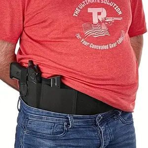 Right Hand Concealed Carry Pistol Belly Band Holster