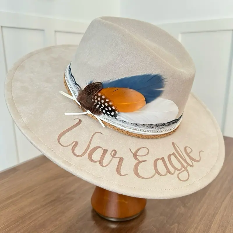 April Joy Co. Custom Hand Burned Western Hat Boho Cowgirl  display picture 2
