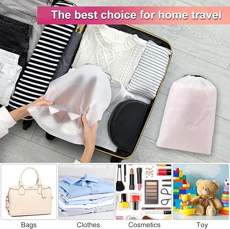 18-Pack Shoe Storage Bags – 11.8×15.7in Travel Organizer for Men & Women