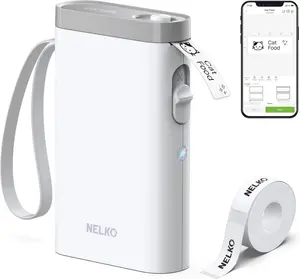 Label Maker Machine with Tape, P21 Bluetooth Label Printer, Wireless Mini Label Makers with Multiple Templates for School Office Home, White