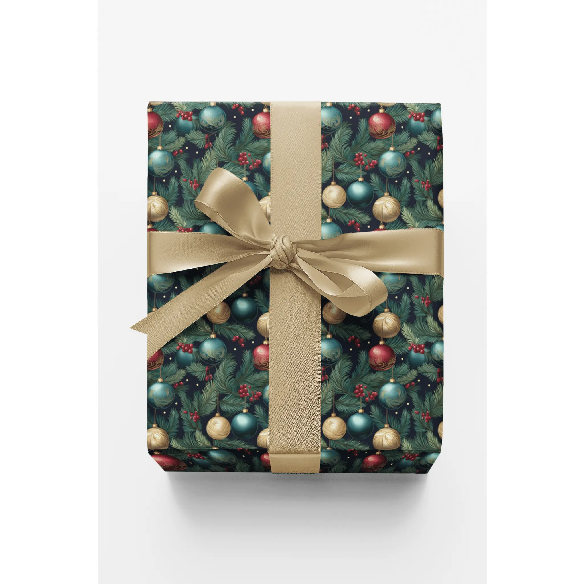 London Penny Premium Wrapping Paper Fir & Frost 30" Wide Roll 90 GSM Fine Art Paper Eco-Friendly Sustainably Sourced Made in the USA