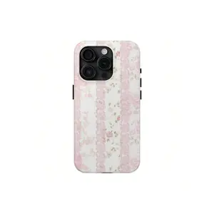Love Shack Fancy, Phone Case Blue Floral Quilt, Costal Aesthetic, Cute For IPhone Case 16 15 14 13 12 11 10 Pro Max Plus