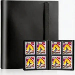 160 Card Slot Collection Card Holder, 9 Pocket Side Load, 20 Page Large Capacity Trading Card Album, Suitable for Mtg/yugioh/pokemon/arcade Cards