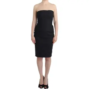 Cavalli Gray strapless dress