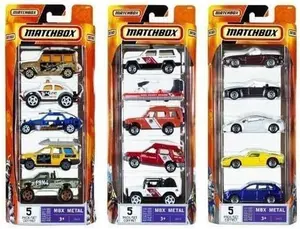 Matchbox 15-Vehicle Die Cast Bundle 3 Themed 5-Packs Styles Vary 2014 to Present