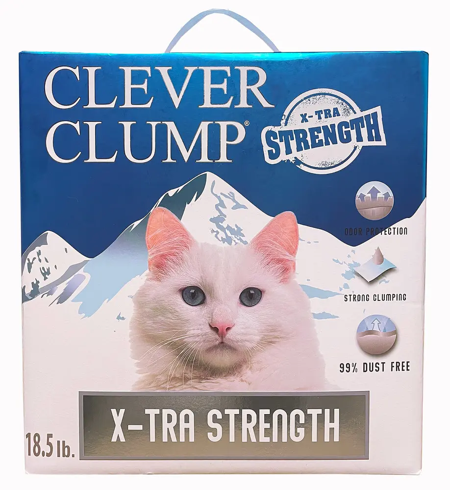 212 MAIN Clever Clump Bentonite Clay Kitty Litter - Strong Clumping Formula, 18.5 lbs Boxed Cat Pet Supply Product