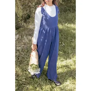 Ayla Chambray Jumpsuit - Denim