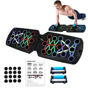Push Up Board & Stands Set - Portable Chest and Arm Trainer for Home Gym, Office, Travel & Full Body Workout push-up