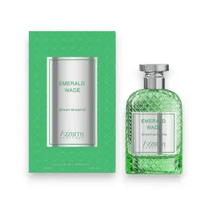 Azzurra Parfums | Emerald Wade | Eau De Parfum | Unisex Fragrance | Great Scent | 100 ML - 3.4 oz | Orange - Mint & Citrus Notes