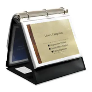 Ring Binder Easel- .75in. Cap- Horizontal- 11in.x8-.50in.- Black