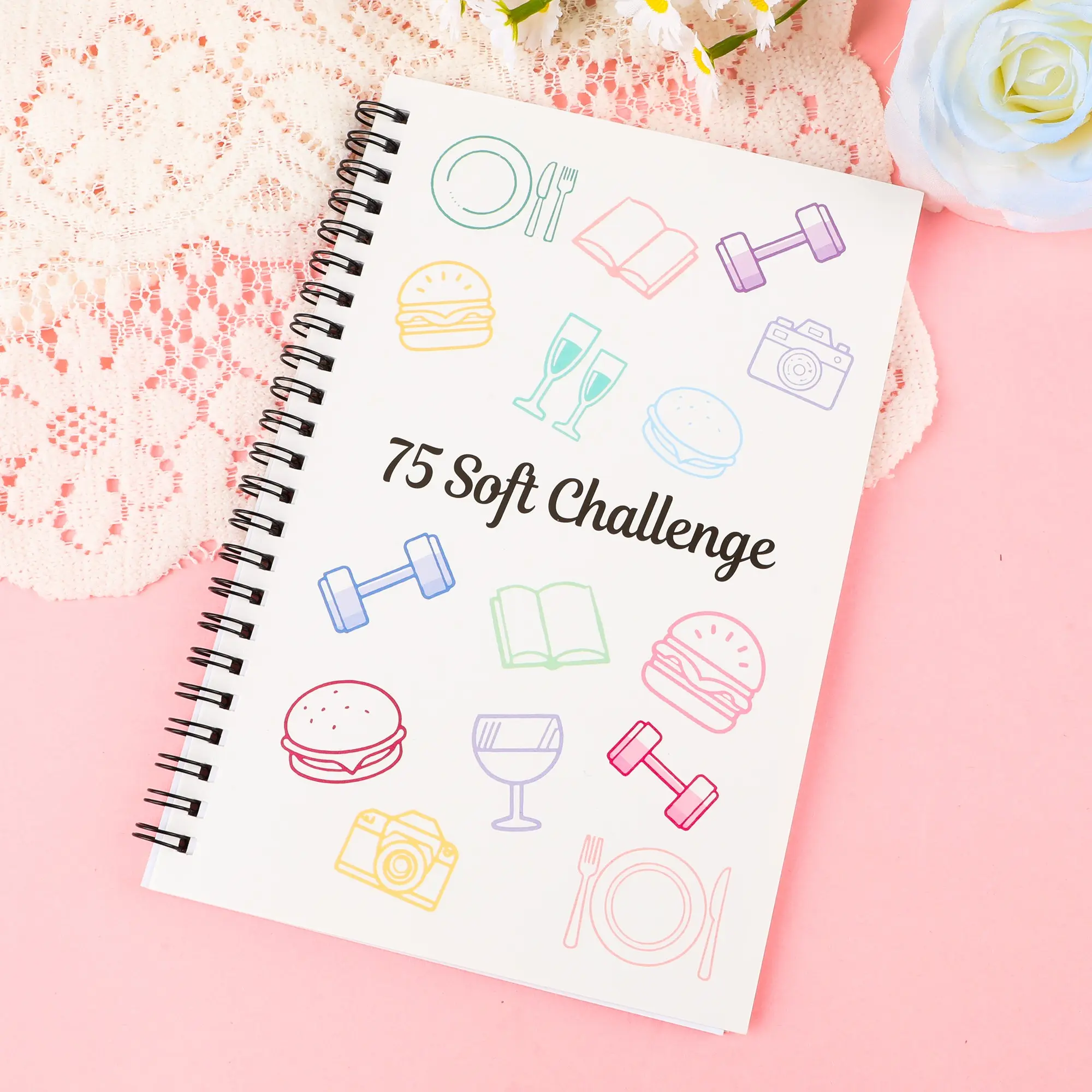 A5 Spiral Bound Time Management Notebook, Daily Schedule Organizer Diary, To Do List Notepad, Office Stationery Supplies, New Year Gift Idea, Spiral Bound Planner, Productivity Planner