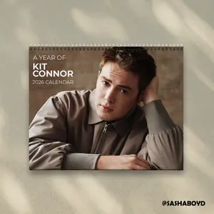 A Year Of Kit Connor 2026 Calendar - Nick Nelson, Heart-stopper |  Home Decor, Office Decor - New Year Fan Gift, Unique Gift