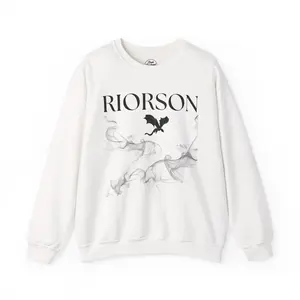 Riorson Sweatshirt  Fourth Wing Xaden-Inspired Crewneck Shadow Daddy Fantasy Book Merch for BookTok Girlies
