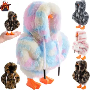 7 Inch Desk Goose Outfits Accessories Set Mini Desktop Goose Clothes for Magnetic Goose Key Holder Cute Home Decor Housewarming Gift Idea