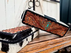The Wild Hair Tool Box | Western Cowhide Hair Tool Travel Case