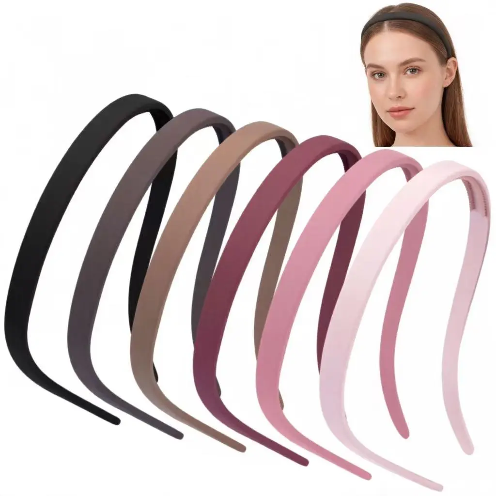 Headbands for Glasses Wearers No Pressure No Headache Comfortable Hairbands Square Sunglasses Headband for Women Girls, Plastic Headbands with Teeth Non Slip 6Pcs