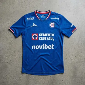 Cruz Azul 2025-26 Third Soccer Jersey - Full Print Logo