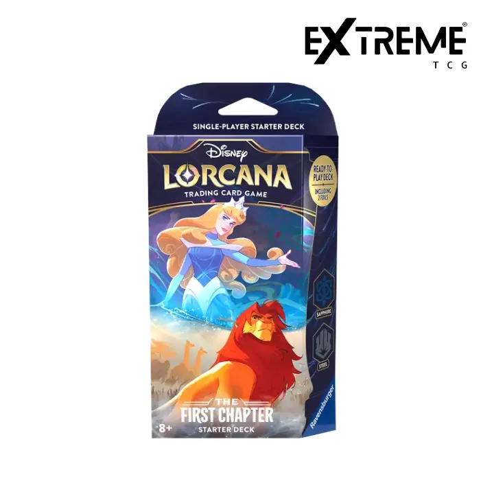 Disney Lorcana: Set 01- The First Chapter- Starter Deck (Sapphire & Steel)