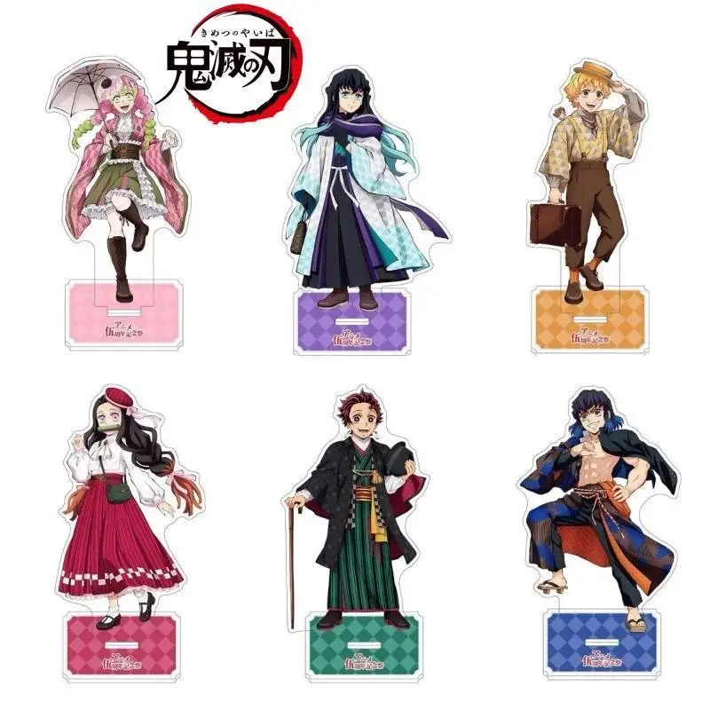New Demon Slayer Series Kamado Tanjiro  Agatsuma Zenitsu Nezuko Hashibira Inosuke, Kanroji Mitsuri Creative Anime Acrylic Stand