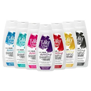 Punky Colour 3-In-1 Color Depositing Haircare Cleanser & Conditioner Blend - Keratin-Infused Restoring Treatment for Chemically Treated Hair, 8.5oz, Color Restoring for Vibrant Hair