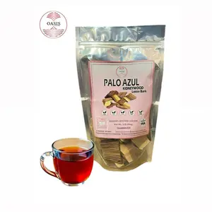 Oasis Palo Azul  Loose Bark Herbal Tea 4oz - Refreshing Natural Tea for Everyday & Special Occasions, Loose Leaves for Easy Brewing Flavor Spice