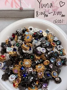 Yuna(9033)gc.Yuna - A62-fancy multi beading holes metal spacer beads 26.99(20bsgs) 50.99(40bags) 74.99(60bags) 122.99(100bags) 194.99(160bags)
