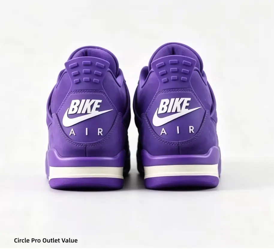 Full Purple Suede Mesh Mid Top Athletic Sneakers Shock Absorbing Cushion Street Fashion Daily Walking Trainers