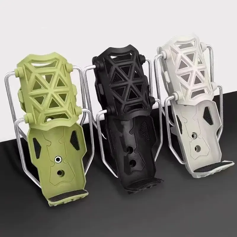 Self Adjusting Cup Holder for Motorcycle - Adaptive Cycling Bottle Holder, 360° Rotation Can Adjusted to Any Angle, Automatic Clamping & Lattice Design for Any Motorcycle, ATV ect (Mix-3)
