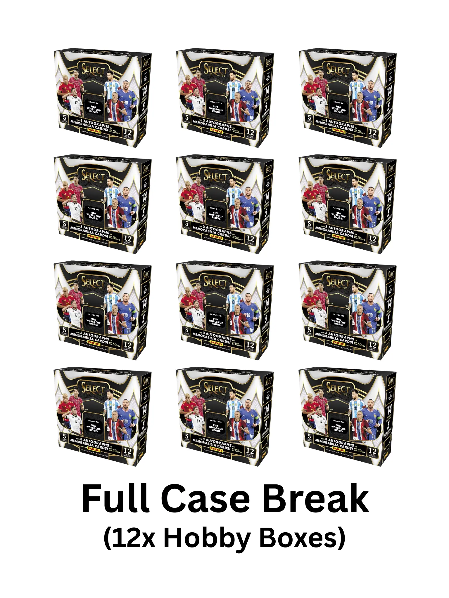 2025-26 Panini Select Road to Fifa World Cup Hobby Full Case Break #1 - Pick Your Team/Player