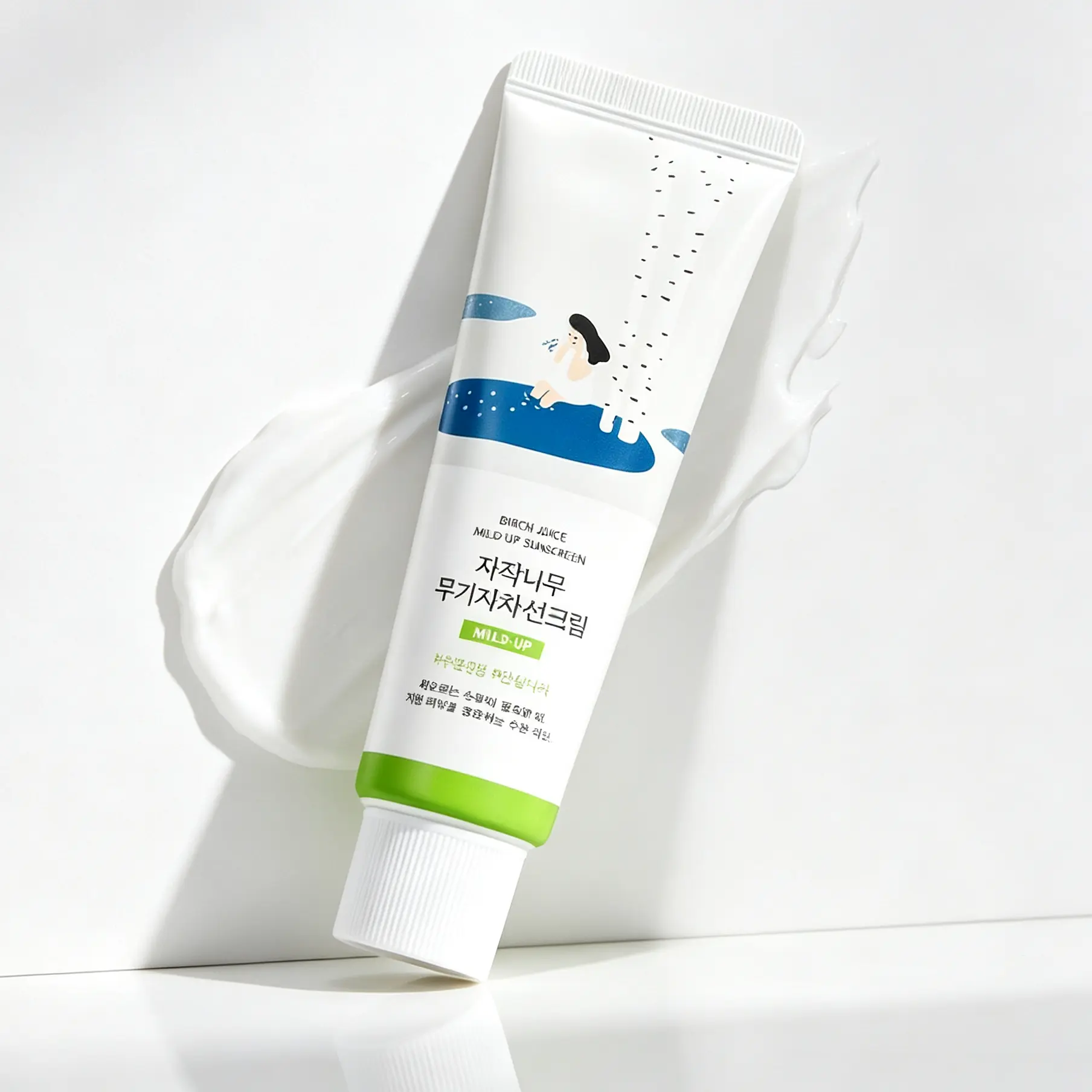 [ROUND LAB] Birch Juice Mild-Up Facial Sunscreen, 50ml Broad-Spectrum Skincare for Daily Sun Protection